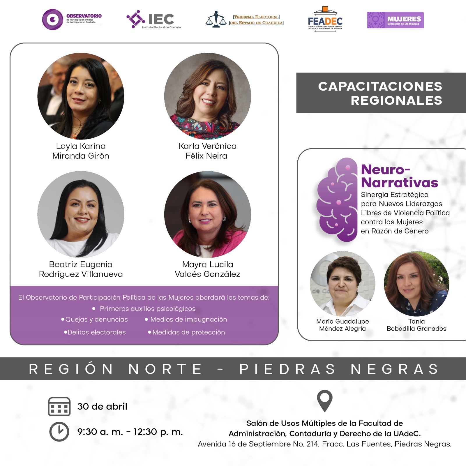 Neuto-Narrativas, Región Norte - Piedras Negras
